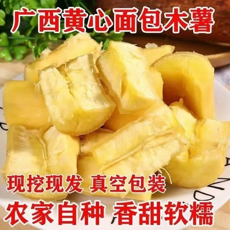 新鲜软糯黄肉食用木薯现挖现发板栗木薯糖水店同款木薯无毒黄木薯
