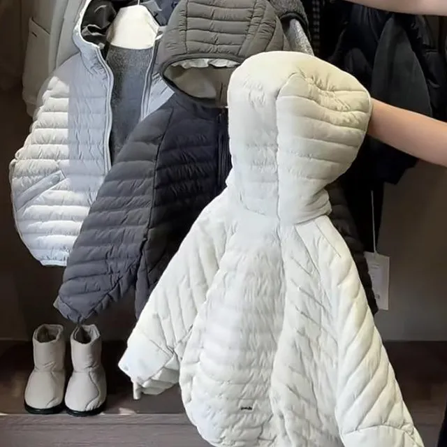 女童男童宝宝棉服2025新款冬儿童好看百搭保暖防寒连帽外套