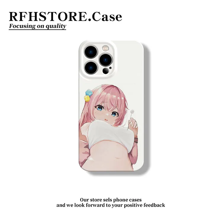 彩绘纯欲少女适用iPhone16/15promax菲林手机壳华为vivo小米oppo
