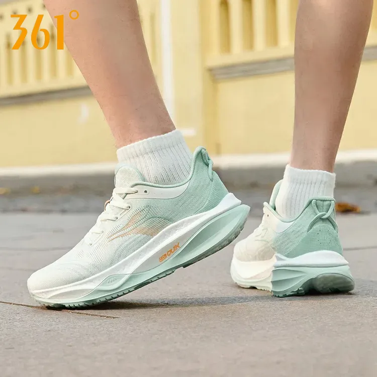 361 赤焰4男鞋跑步鞋网面透气缓震2025新款减震跑鞋轻便运动鞋