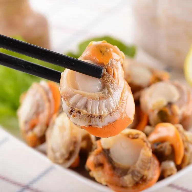 新鲜大扇贝肉无壳贝鲜活扇贝制作1500g（冰衣不算在内）顺丰冷链