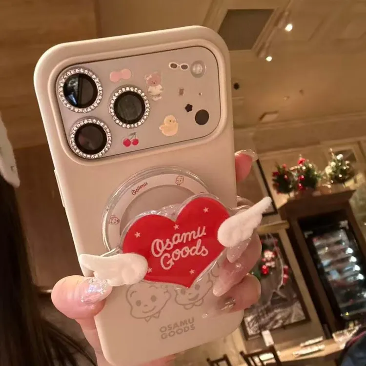 可爱卡通田原治磁吸适用于苹果17promax手机壳16pro防摔少女心15