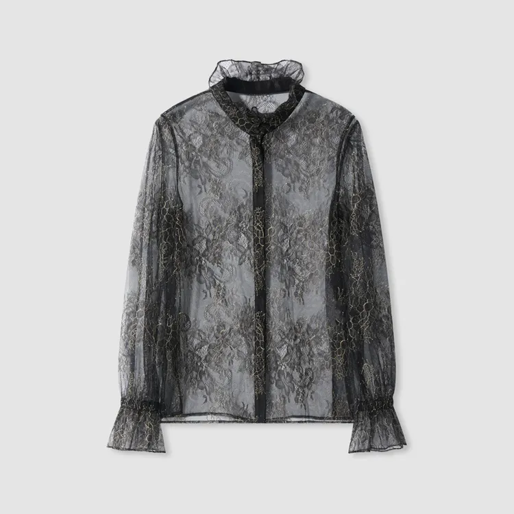 【冬姐自主品牌】VOR 26年早春新品 蕾丝衬衫 V25300608