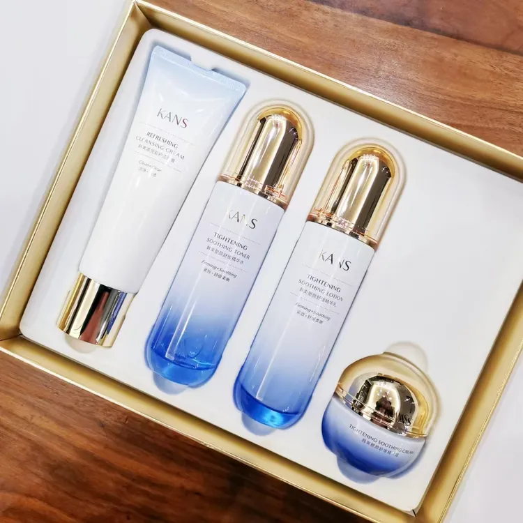 韩束蓝铜肽塑颜舒缓淡纹抗皱礼盒