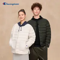 【小小莎专属】Champion冠军时尚休闲情侣时尚轻薄羽绒服U5CDJSM016