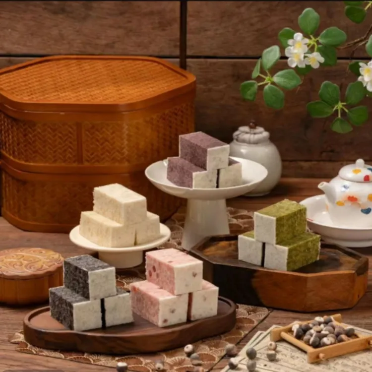 多种组合口味芡实糕软糯儿童早餐下午茶夜宵零食