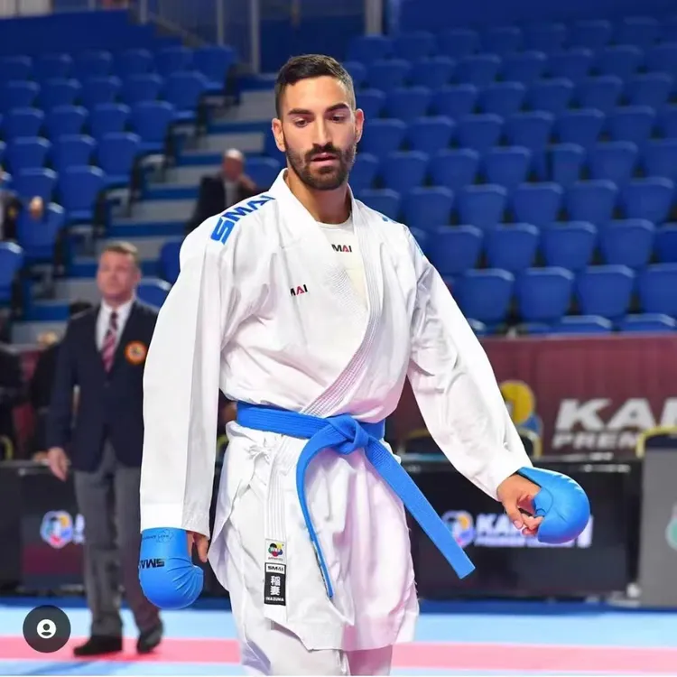 比赛使用SMAI专业组手比赛空手道服运动日本服装白色训练服长袖