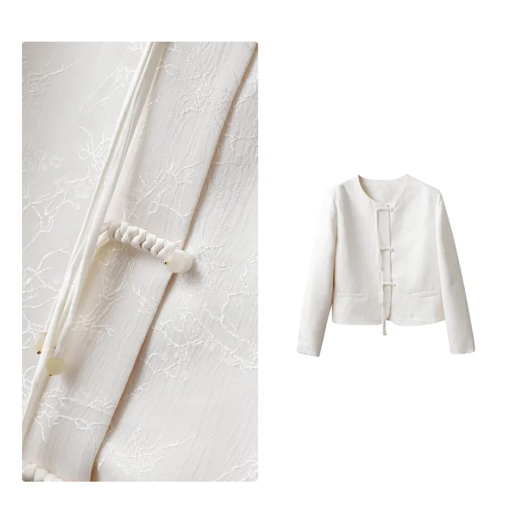 门店3&9&9！巨好穿价也美！通勤新中式盘扣早春外套夹克女Q00007