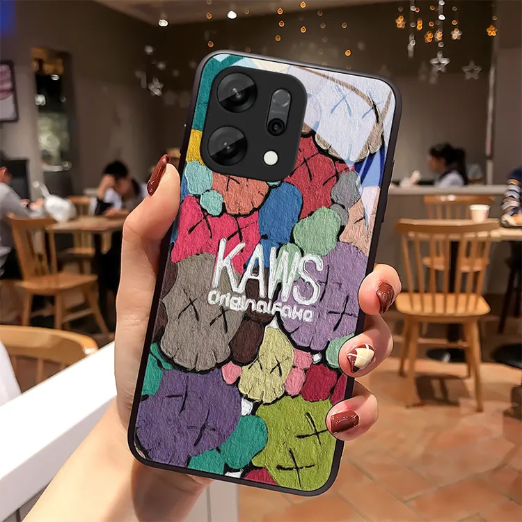 高级油画适用oppoReno14手机壳Reno14Pro硅胶全包高级感保护套玻