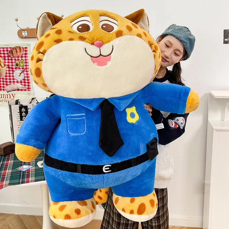 新款一米高疯狂动物城朱迪尼克豹警官大号毛绒公仔可爱女生日礼物