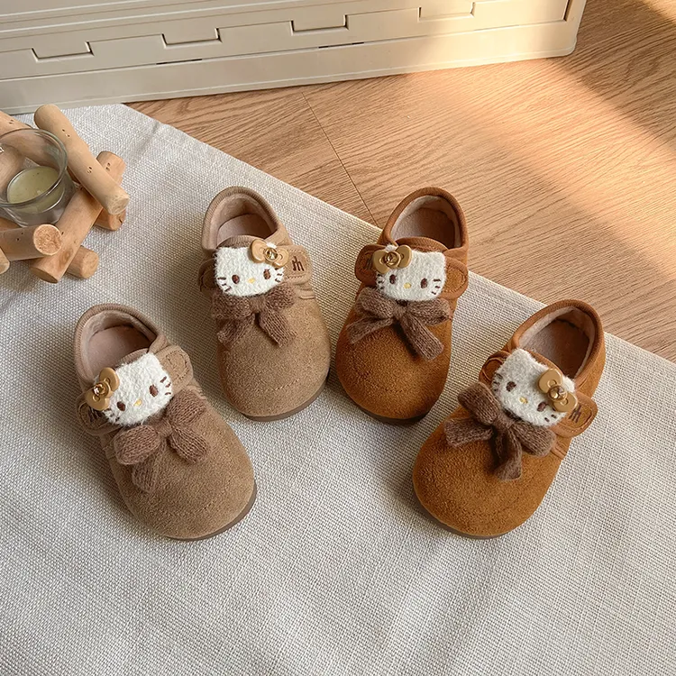 【奥莱专柜】女童二棉勃肯鞋秋冬新款儿童软底防滑单鞋公主鞋可爱潮