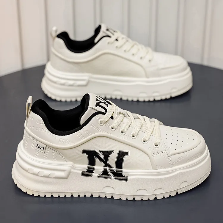 保罗李维诗干净感痞帅男鞋新款秋季小白鞋男士开车板鞋子男款冬季