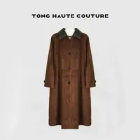 【知觅】25年新100羊毛高级感拉毛工艺时尚拼接绵羊皮外套 YW262