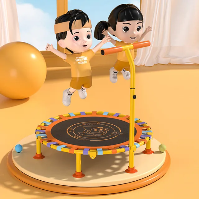 健身弹跳玩具大人儿童heyfit跳跳床蹦折叠室内床家庭小孩蹦床家用