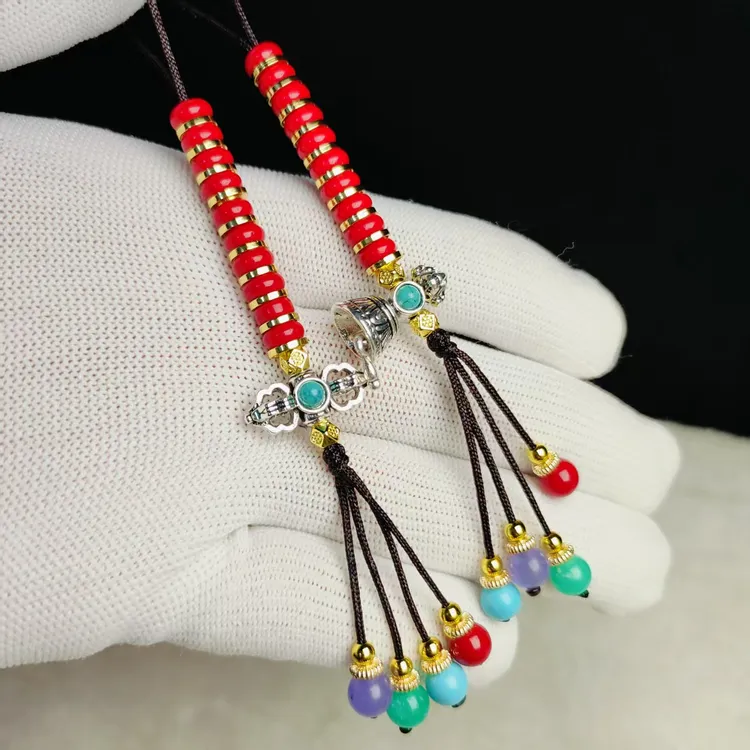 藏式风格计数器雪巴琉璃金刚星月百香文玩配饰配件