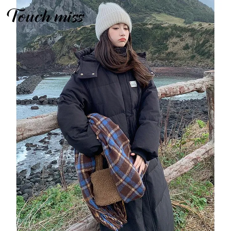 TOUCH MISS韩系长款羽绒服女冬季今年流行爆款超好看的过膝加厚