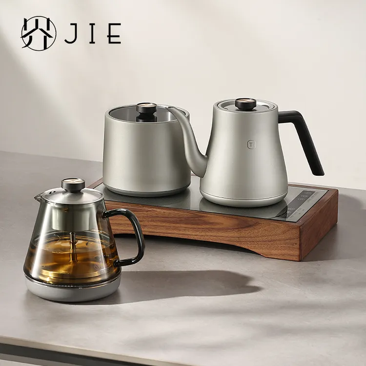 纯钛全自动上水电热烧水壶泡茶专用茶台一体嵌入式煮茶器恒温家用