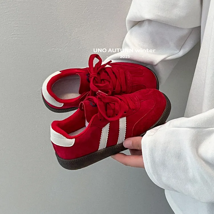 「UNO AUTUNNO」【步步高升】女中大童德训鞋板鞋运动鞋阿甘鞋3202