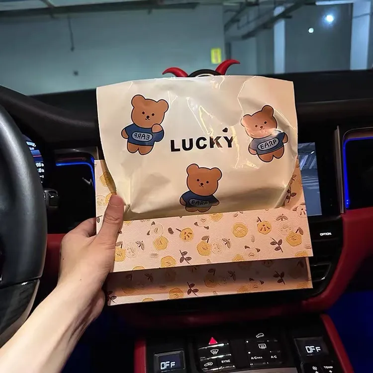 车载垃圾袋粘贴式车用垃圾桶汽车内用车上专用置物清洁袋纸盒装