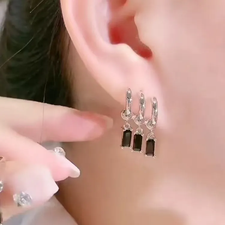 铜合金耳饰 羡然电镀工艺气质轻奢潮流高级感小众设计耳环632