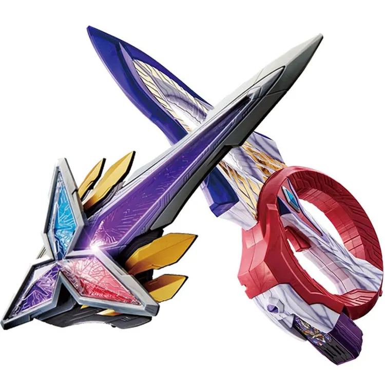 特利迦澳特变身器大号圆环之臂密匙永恒闪耀剑武器男孩变形玩具