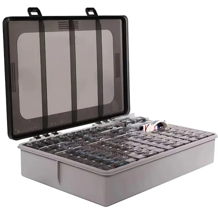 美版ocd鱼钩盒鲈鱼竞技专用防水密封曲柄钩倒钓钩专用渔具盒