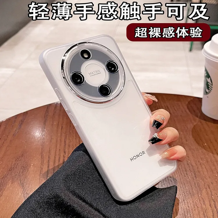 适用荣耀X70手机壳透明全包魅眼镜头全包x70i个性简约防摔保护套