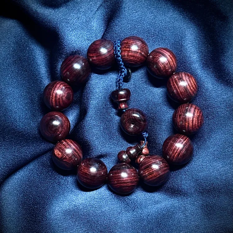 一物一拍海南黄花梨紫油梨老料1.8满纹大黑线收藏级50.7g秒沉水