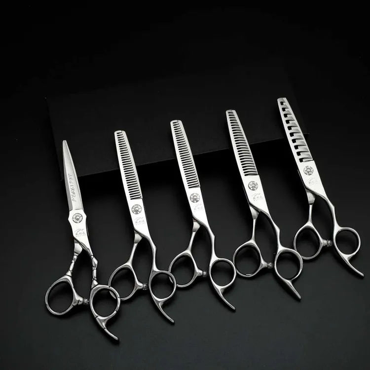 专业乾利达美发剪刀发型师专用平剪无痕牙剪鱼骨剪打薄剪