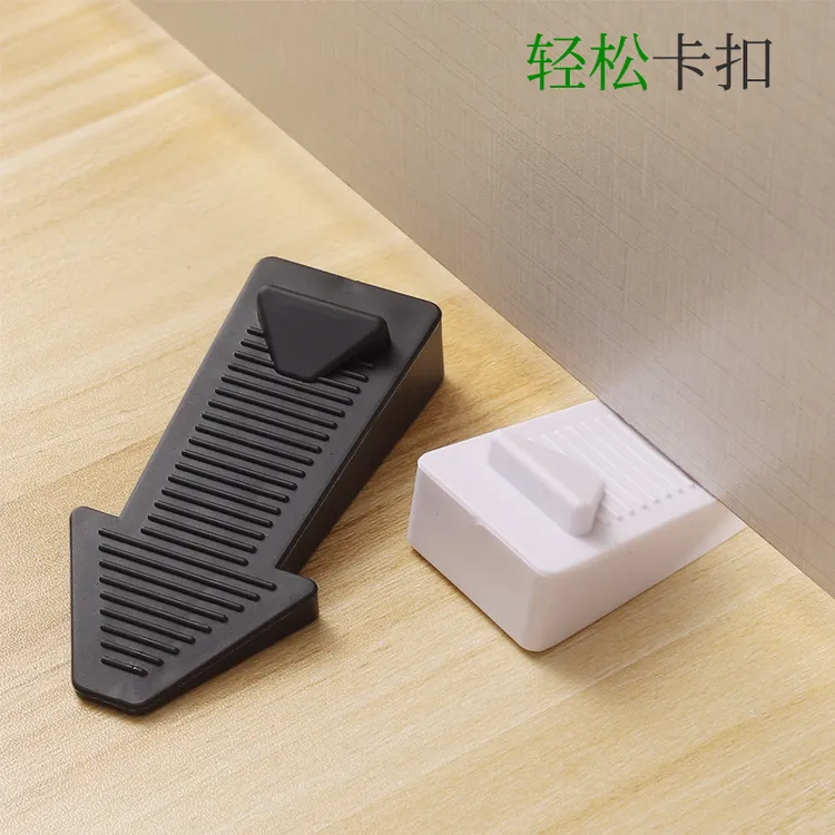 防撞创意门塞透明免打孔防风阻门固定器卫生间门阻新款硅胶门楔子