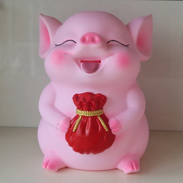 生肖小猪存钱罐只进不出网红款2025年新款超大容量成人防摔储钱罐