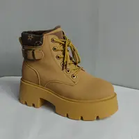 增高7.5cm加绒马丁靴女2025春秋新款厚底复古中筒靴切尔西女靴子