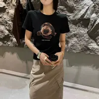 妮妮家7152新款小狗设计感圆领百搭时尚打底衫上衣！！