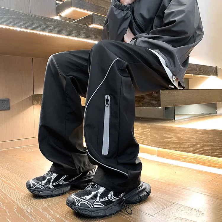 男童软壳秋冬装冲锋裤2025新款户外中大儿童宽松防风运动工装长裤