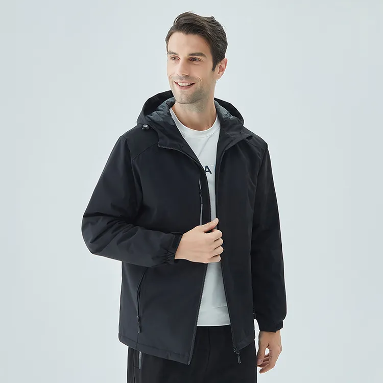 加绒加厚户外冲锋衣男女秋冬户外防风一体式冲锋衣休闲保暖连帽