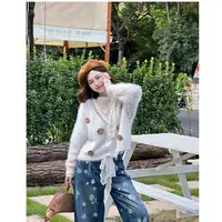 OneKoilin“浆果花园”雪尼尔加厚重磅针织外套 JGMY