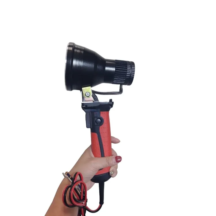 新升级W260W360亮千里黑金刚大功率黄白光远射聚光超亮探照灯