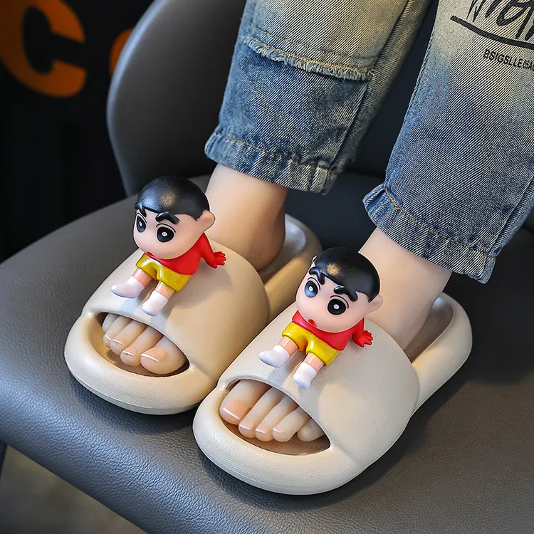 蜡笔小新儿童拖鞋男童室内男孩防滑软底卡通家居可爱新款夏季防臭