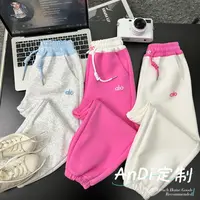 〖ANDI〗安迪订制中大童秋冬新款女童时尚裤腰拼色加绒休闲裤5263