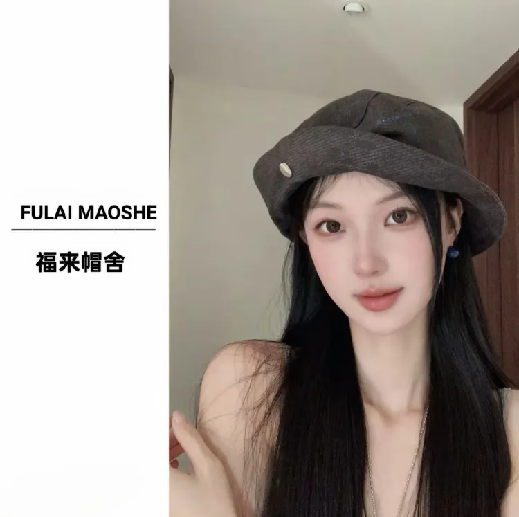 【xf studio】小饭同款初秋大檐水桶帽时尚休闲风点渔夫帽