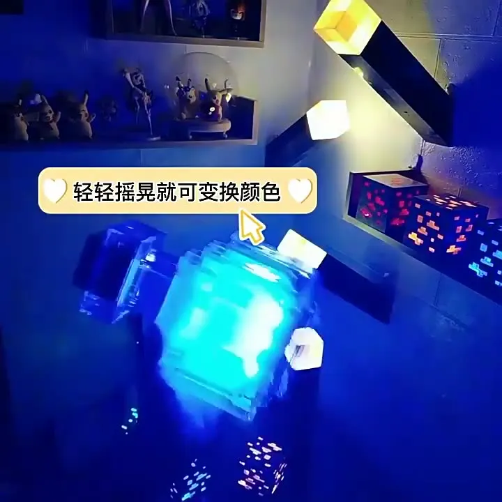 我的世界火把小夜灯游戏周边MC火炬灯玩具模型氛围装饰灯生日礼物