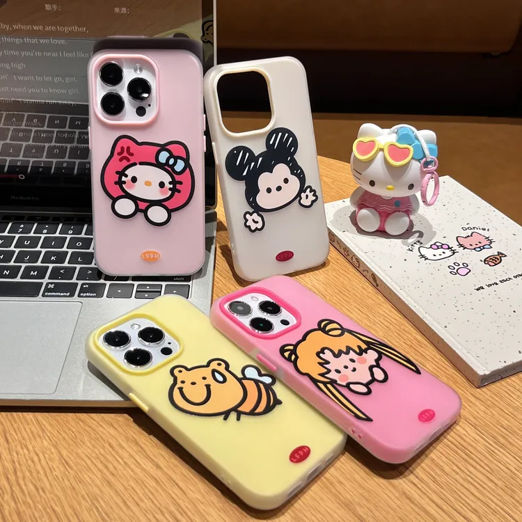 奥菲顿美少女头像适用iPhone16/15pro肤感果冻13手机壳14苹果12套