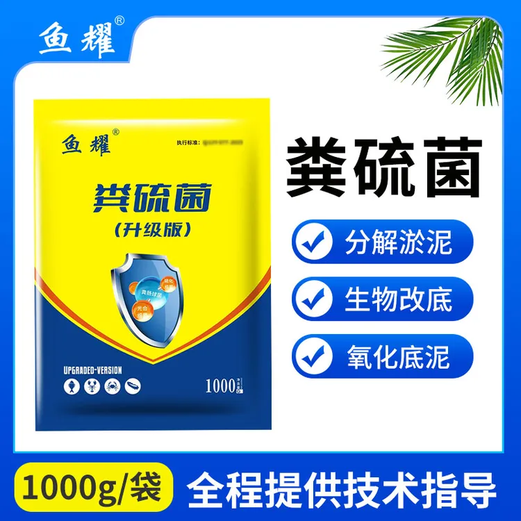鱼耀粪硫菌粪硫净颗粒水产改底除黑臭净化有机质降硫化氢氨氮亚盐商品图