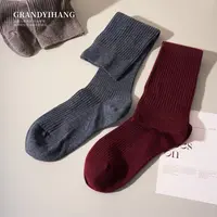 （艳姐推荐）秋冬季新款时尚百搭长筒堆堆袜X8031