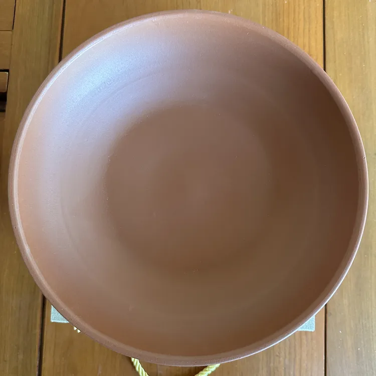 正宗烟台非遗德禄砂大碗蒸饭盘 饺子盘25cm口径蒸米饭