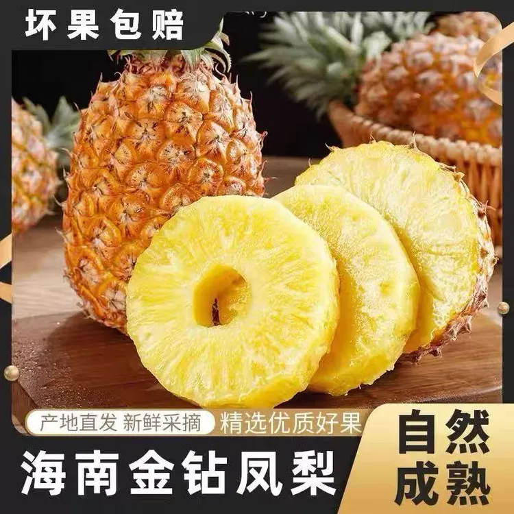 【清清专属】【海南】金钻凤梨4.5斤新鲜水果自然熟香甜产地直发