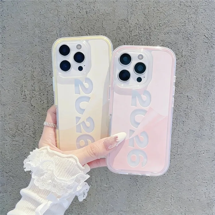 新年2026适用iPhone17/16promax透色苹果15手机壳14简约13/12/11