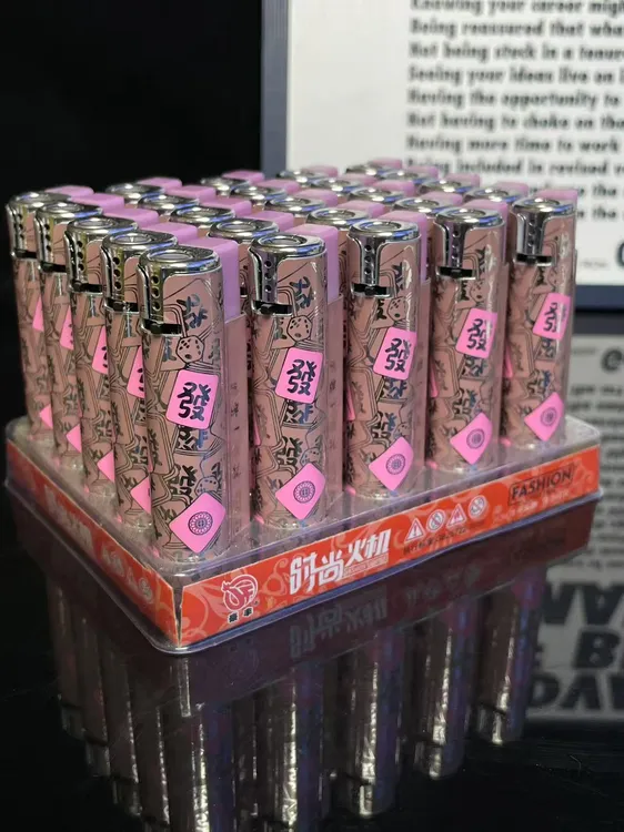 豪丰男士必备金属蓝焰直冲防风打火机火柴点烟器工厂直发个性定制