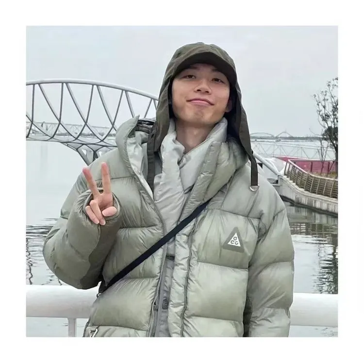 外贸冬季ACG羽绒刺绣保暖加厚连帽棉服男女面包防风外套防水外套