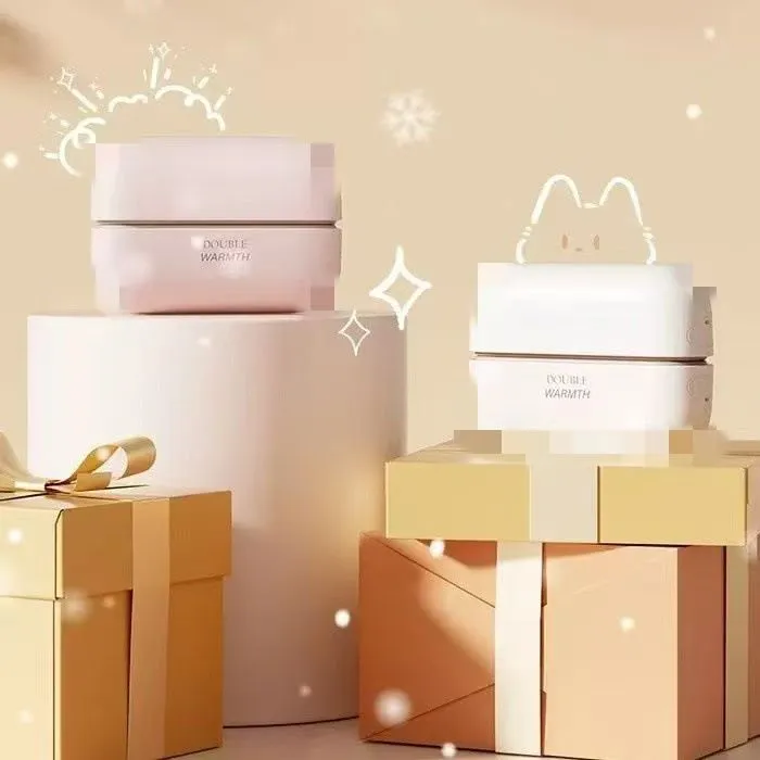 一分二分离式双手同时暖冬季长效发热分离磁吸二合一暖手宝